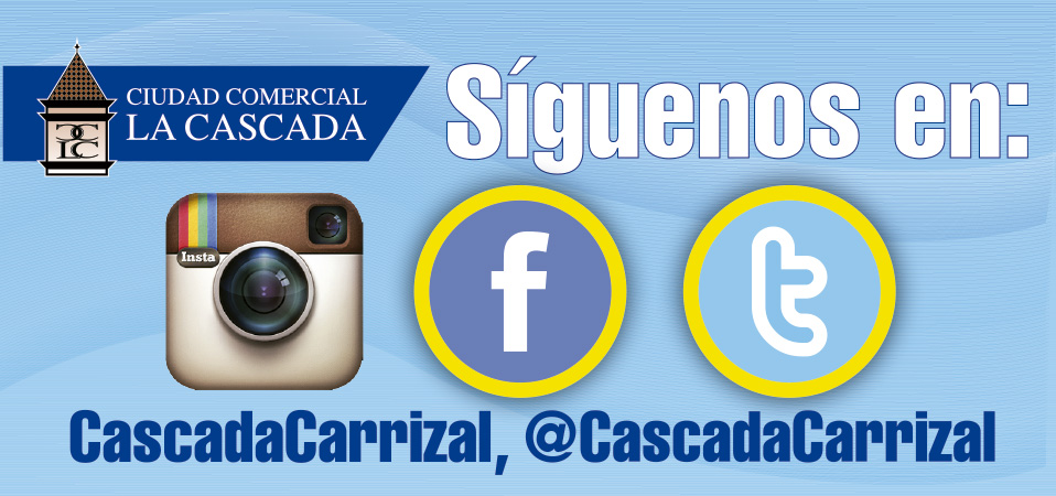 Siguenos en las redes.